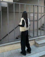 Black denim pants
