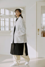 ユニセックスダッフルジャケット / unisex duffle jacket white