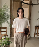 22サマーシルクＴシャツ/22summer silk T-shirt (11 color)