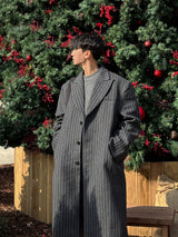 ASCLO Power Shoulder Stripe Coat (2color)