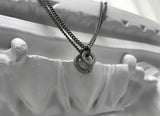[BLESSEDBULLET]doughnut logo chain necklace_MINI/MEDIUM (6584718164086)