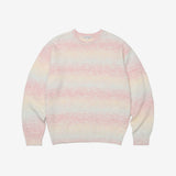 マルチストライプニット / MULTI STRIPE KNIT_CREAM