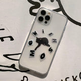 ブラックキャットアイフォンケース/Black Cat Nero Phone Case