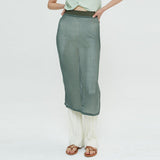 クロシェスカート / CROCHET SKIRT (KHAKI)