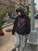 (UNISEX) ラビットウール起毛オーバーフード