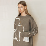 フラワーニット/FLOWER KNIT_BEIGE