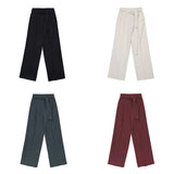FLベルトサイドバンディングワイドスラックス/FL Belted Side Banding Wide Slacks (4 colors)
