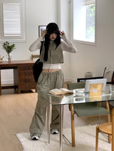 Tabe shirring vest vest set-up