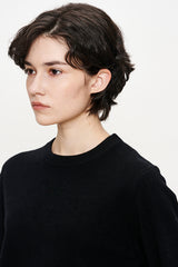 ESSENTIAL SHORT PULLOVER_BLACK