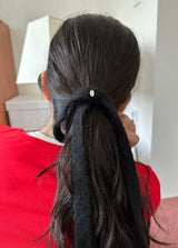 ウールリボンヘアストラップ