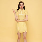 トリコットツーピーススカート / TRIKOT TWO-PIECE SK (YELLOW)