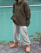 Lucerne collar knit