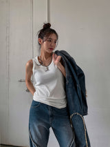 (UNISEX) ウィーキャンメリヤスキャミソール