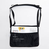 Round Stitch Crossbody Bag L (Black Edition)