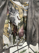 Arcti leather blouson jacket