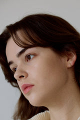 [14K] Dot One-touch Earrings (S)