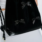 リボンジムサック / Ribbon Gym Sack [Black]