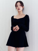Ballerina mini dress (BLACK)