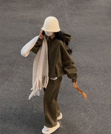 [BELLIDE MADE] Hug napping boxy loose fit hoodie