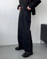スティッチマクシワイドデニム / MG709,710 Stitch Maxi Wide Denim (2 colors)