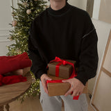 ASCLO Warm Stitch High Neck Sweat Shirt (4color)