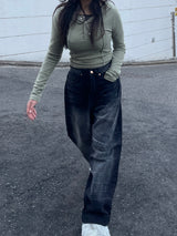 ボタンスリットスリムフーディー / Button Slit Slim Hoodie