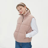 WARM PUFFER KNIT PADDING VEST_PINK (6612844019830)