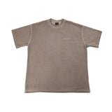 Washed Tee (HAND MADE) - BEIGE (6674968182902)