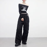 Rankle pintuck wide pants