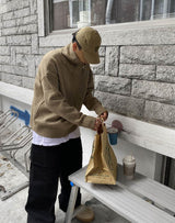No.9787 KNIT highneck ZIP-UP (5color)