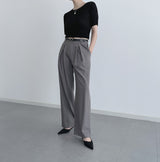 Chemistry Square Cropped Short-Sleeved Knitwear [4 colors]