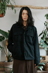 unisex suede jacket black