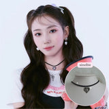 ベイビーエンジェルハートチョーカーネックレス / Baby Angel Heart Choker Necklace - Silver ver.
