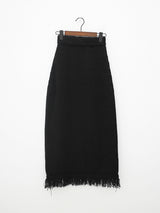 ニットフリンジスカート/Knitted fringe skirt (3color)