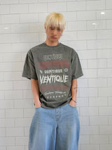 VENTIQUE ピグメントロゴ半袖Tシャツ