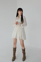 ダスティーラッフルワンピース / Dusty Ruffle One Piece (3color)