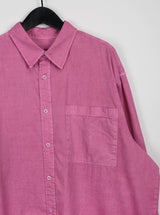 ピグメントオーバーフィットシャツ / Pigmented Overfit Shirt (3color)