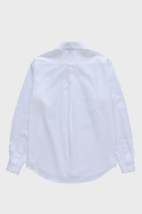 Cワッペン ロングスリーブ オックスフォードシャツ・ホワイト［ユニセックス］ / C Patch Unisex White Oxford Shirt