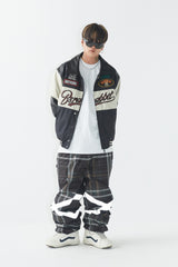 ポットXリフレクティブジョガーパンツ / BSR2223FWPT022 BSR POT-X REFLECTIVE JOGGER PANTS BLACK CHECK