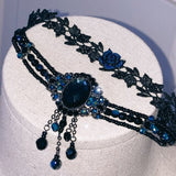 アイランドチョーカー / Isabel blue black choker