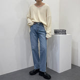 SKハッチVネックニット/SK Hacchi V-neck Knitwear (5 colors)