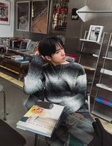 フェリーストライプモヘアニット (3 color)
