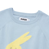WITTY BUNNY FACE POINT KNIT [LIGHT BLUE]