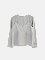 Point bustier blouse (2 colors)