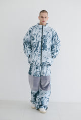 スーパーワイドパンツ / BSR2223FWPT012 DSXBR WSS SUPER WIDE PANTS MARBLE GRAY