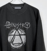 (ユニセックス) ミニットピギーダイイングオーバーロングスリーブTシャツ / (Unisex) Minute Piggy Dying Over Long Sleeve T (2 colors)