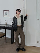 ミドル ウェスト カーゴパンツ / no.5176 Middle Waist Cargo Pants (3color)