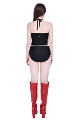 レイヤードビキニショーツ/layered bikini shorts (black)