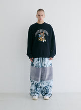 スーパーワイドパンツ / BSR2223FWPT012 DSXBR WSS SUPER WIDE PANTS MARBLE GRAY