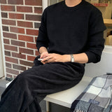 LMN Cashmere Hatch Round Knitwear (12 colors)